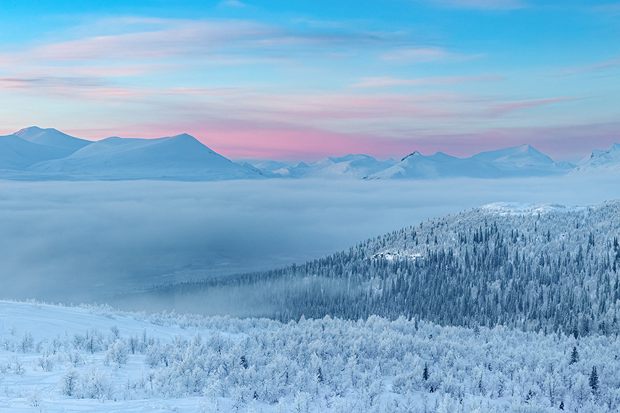 Winter in Schwedisch Lappland