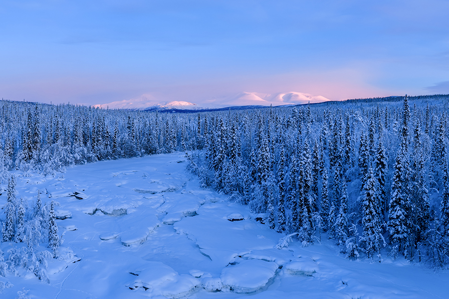 Winter in Schwedisch Lappland
