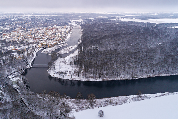 Blick auf die Mulde, Sachsen, Muldental