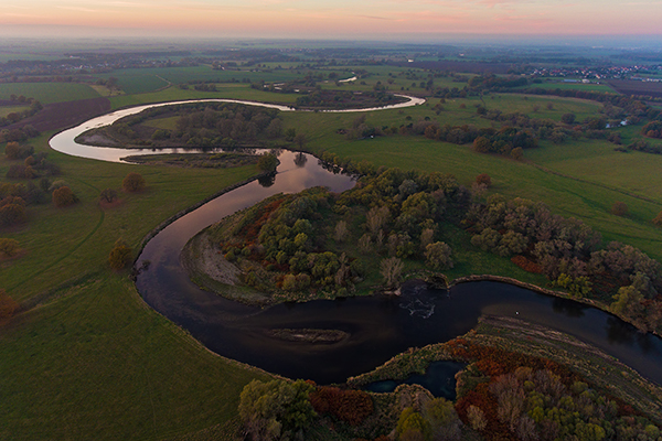 Blick auf die Mulde, Sachsen, Muldental