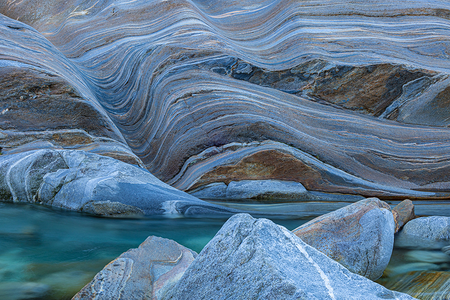 Unterwegs im Verzascatal, Verzasca, Tessin, Schweiz, Verzasca Wasserfall