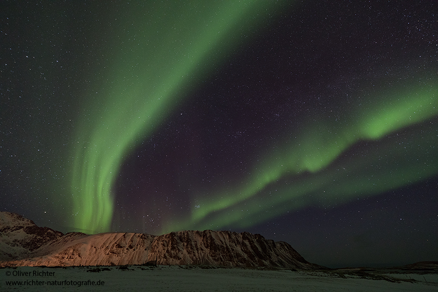 Aurora Borealis - Nordlicht, Polarlicht, Norwegen, Tromsö, Polar light, Northern light, northern lights, Lofoten