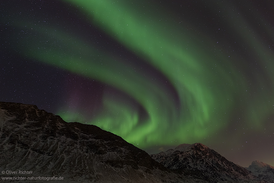 Aurora Borealis - Nordlicht, Polarlicht, Norwegen, Tromsö, Polar light, Northern light, northern lights, Lofoten
