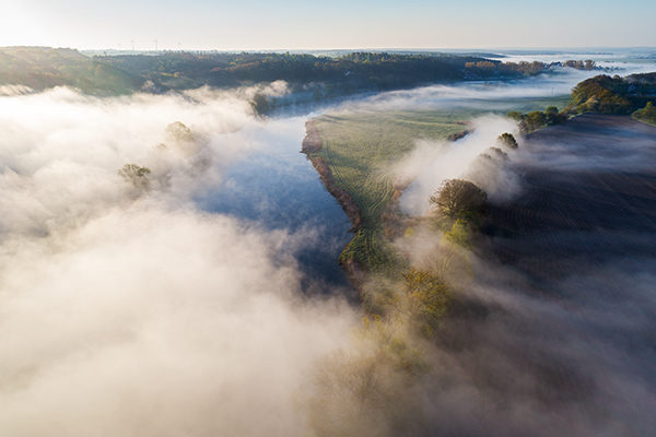 Blick auf die Mulde, Sachsen, Muldental