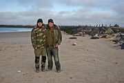 Mit Sebastian Sczepanski am Nordstrand der Düne  (Helgoland)