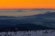 Riesengebirge Schnee Kristalle Baum Bäume