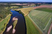 Blick auf die Steinklippen bei Förstgen, Muldental, Sachsen