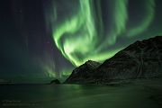Aurora Borealis - Nordlicht, Polarlicht, Norwegen, Tromsö, Polar light, Northern light, northern lights, Lofoten