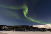 Unterwegs in den Lyngenalpen, Aurora Borealis - Nordlicht bei Vollmond
