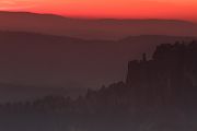 Blick vom Gohrischstein (Saechsische Schweiz) zur Barbarine