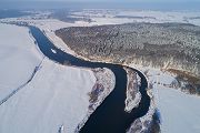 Blick auf die Mulde, Sachsen, Muldental