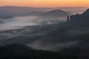 Blick ins Kirnitzschtal - Saechsische Schweiz